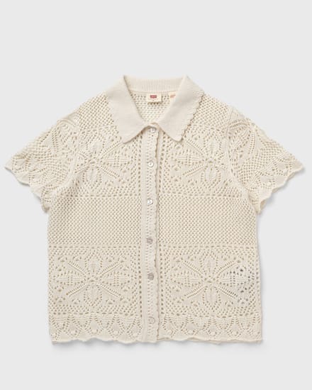 SUSANNA FLORAL CROCHET SHIRT