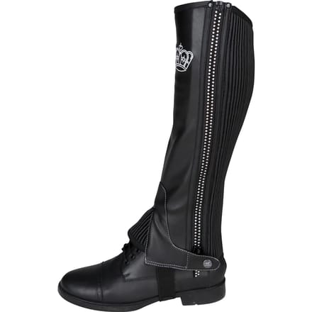 Red Horse Bling - Minichap - Zwart - mt. M