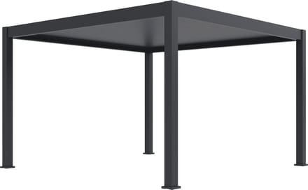 Orion Premium overkapping E-LED - 300 x 400 cm - antraciet - met elektrisch lamellen dak en LED