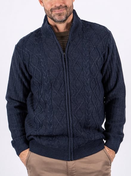 Pre End - Gevoerd vest - Heren - L - Blauw - Acryl - 24-100361