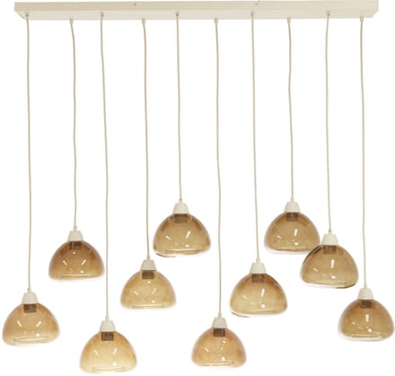 Light & Living Hanglamp Bisho 10-Lamps - Bruin