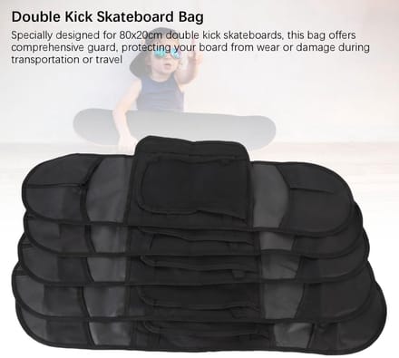 Dailygoods- Skateboard Rugzak - Polyester - 80x20 cm - Ademend - Schoudertas - Professionele Opslag - Meerdere Draagmodi