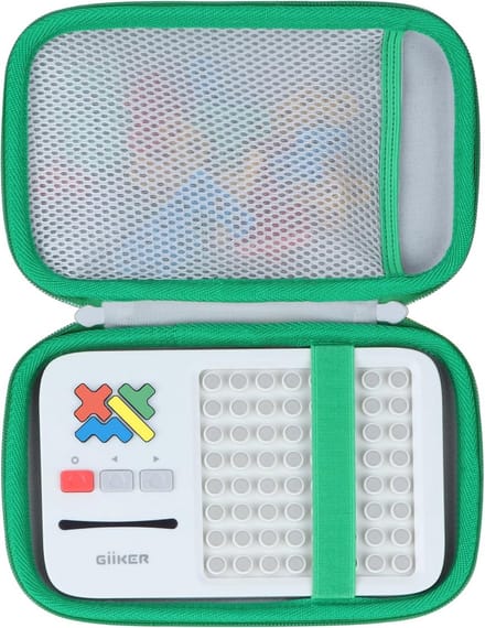Harde Beschermhoes voor Puzzelspellen - Wit en Groen