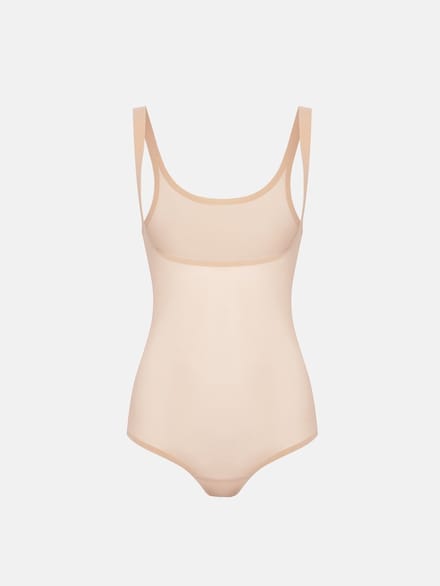 WOLFORD - Tulle Forming Body - NOS Tulle - Dames Onderbroek - clay