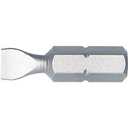 Sleuf-bit 1/4"C 6,3 6,5 x 1,2 mm 25 mm