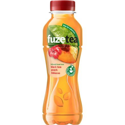 Frisdrank Fuzetea peach hibiscus petfles 400ml