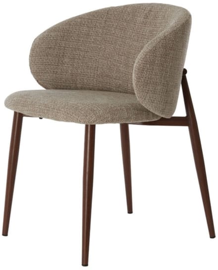 Light & Living - Aluko eetkamerstoel - licht bruin+bruin