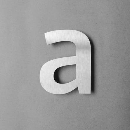 Letter a (klein) XXL RVS