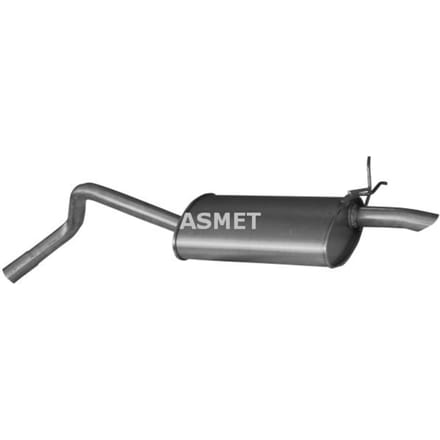 Geluiddemper achter ASMET 10.051
