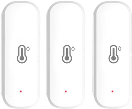 2 Stuks WiFi Temperatuur en Vochtigheidssensor - Slimme Thermometer Hygrometer met App Meldingen