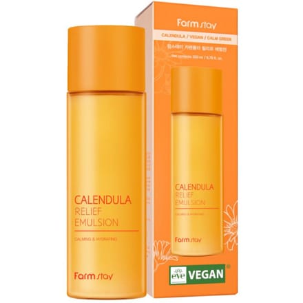 Farm Stay Calendula Relief Emulsion 200ml +RANDOM GIFT orange