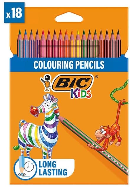 Kleurpotloden Bic 9505241 Multicolour 18 Onderdelen