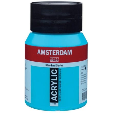 Amsterdam Standard Series Acrylverf Pot 500 ml Turkooisblauw 522