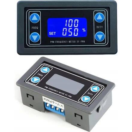 Digitale XY-PWM generator 1Hz-150kHz 3,3-30V met UART LCD