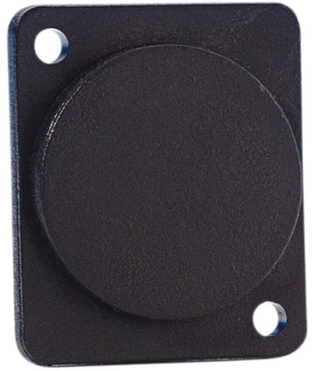 Adam Hall 7839 Leermodul - XLR-Stanzung universeel, Kunststof, zwart - Rack accessoire