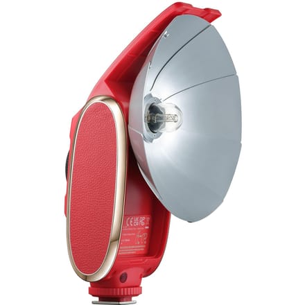 Godox Lux Senior Retro Camera Flitser GN14 Kleurtemperatuur 6000K Automatische en handmatige flitsmodi 11-164 rood