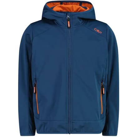 Cmp Fix Hood 39a5134 Softshelljack Blauw 8 Years Kinderen