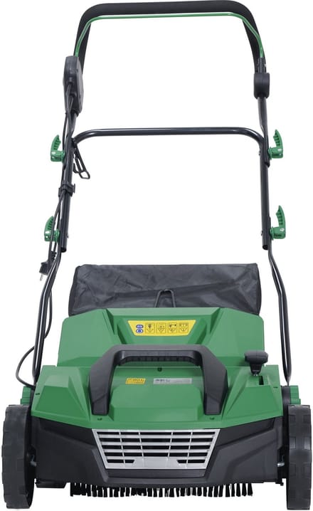 Kunstgras machine met opvangbak