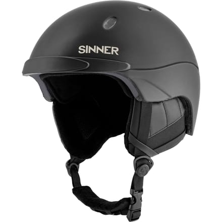 SINNER TITAN Unisex Skihelm - MATTE Zwart - Maat L,59-62 cm