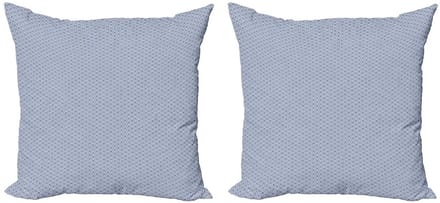 ABAKUHAUS – Kussenhoezen 2x50x50 cm – Art Deco Schubbenpatroon Boho – Dubbelzijdig