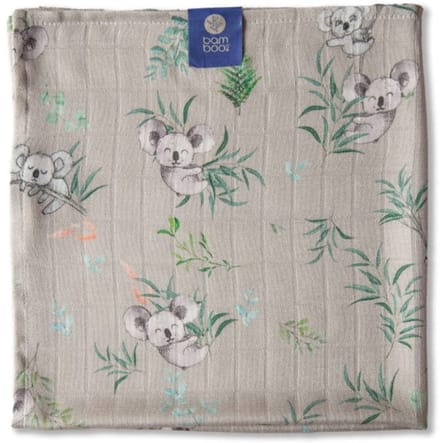 Texpol Bamboo Line - Bamboe Hydrofiele Doek - 30x30 cm - Koala Design - Medisch Gecertificeerd - Hypoallergeen