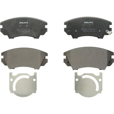 Remblokset DELPHI LP2081, voor