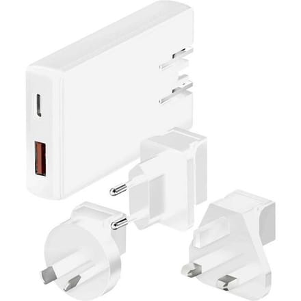 Maxtrack MQ4L Reislader 45 W USB-A, USB-C Fast Charge Mobiel, Extern Snellader, GaN