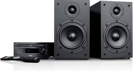 Teufel KOMBO 11 - Micro stereo-installatie - Hifi-sound - DAB+ radio - Cd-speler - Bluetooth - zwart