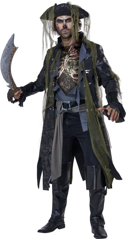 Vegaoo - Deluxe piratenzombiekostuum voor volwassenen