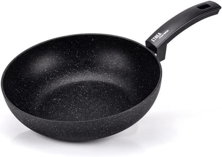 Wokpan 28 cm met Steenlook Coating Geschikt voor Inductie