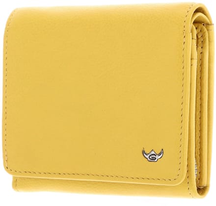 Golden Head Leren portemonnee Madrid RFID Protect RV-Börse 3335 Sonnengelb geel