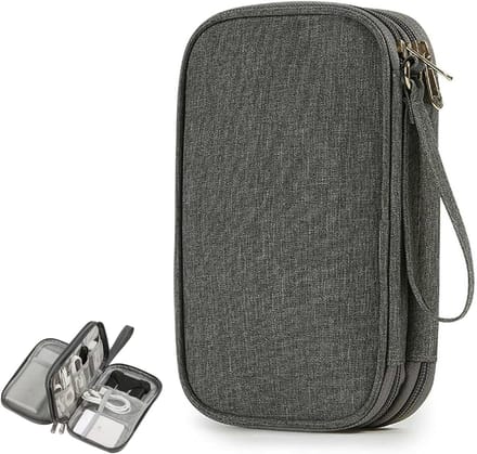 Draagbare Waterdichte Kabel Organizer voor Elektronische Accessoires, Oplader en Tech Bag voor Reizen