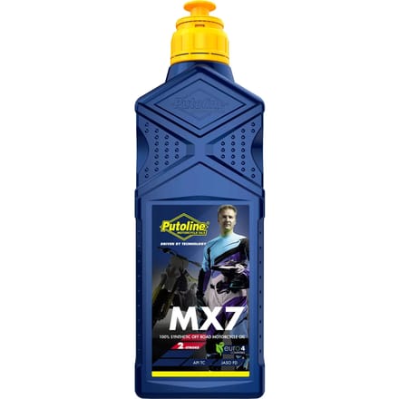 Motorfietsolie 2 takt synthetisch Putoline MX 7