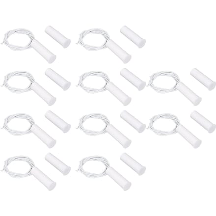 10 Sets Verzonken Magnetische Schakelaar DC100V 10W NC Type Vlamvertragend Deursensor Raam Reed Schakelaar white
