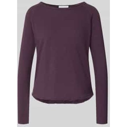 Shirt met lange mouwen met rolzoom en raglanmouwen