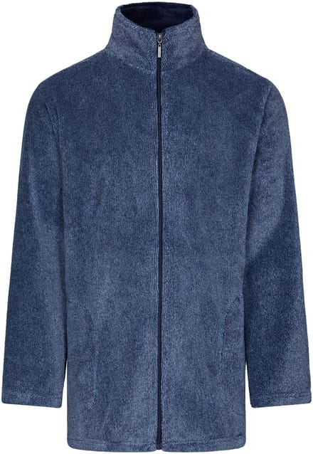 Pastunette - Vest - Indigo Lounge - Fleece - Rits - Blauw - Maat S