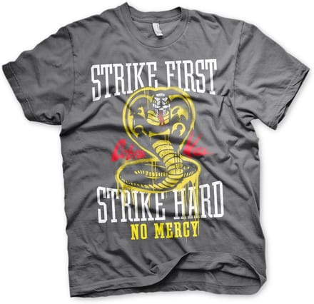 Cobra Kai Strike First Strike Hard No Mercy T-shirt SP-1-CK001-H41-4