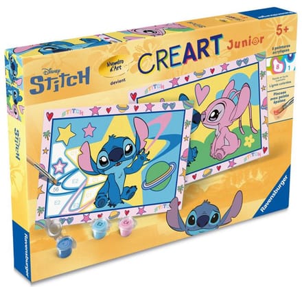 Ravensburger – CreArt Junior – Kunstnummer – Steek – Paint by Numbers Kit – Vanaf 5 jaar tot 12023214