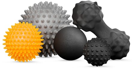 Trex Sport TX-005MSC - Massageballen - 5-delig - 6–9 cm - Inclusief dubbele