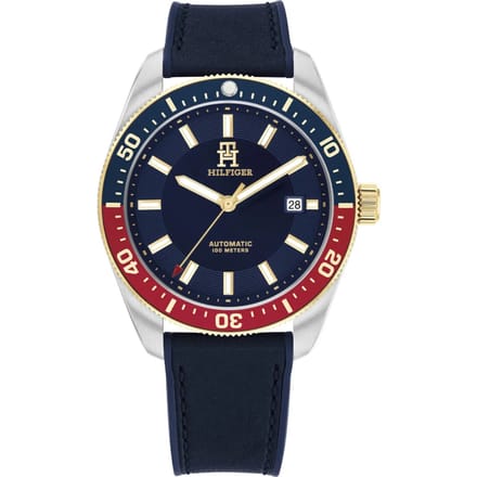 Tommy Hilfiger TH85 1792141 Horloge - Siliconen - Blauw - Ø 40 mm