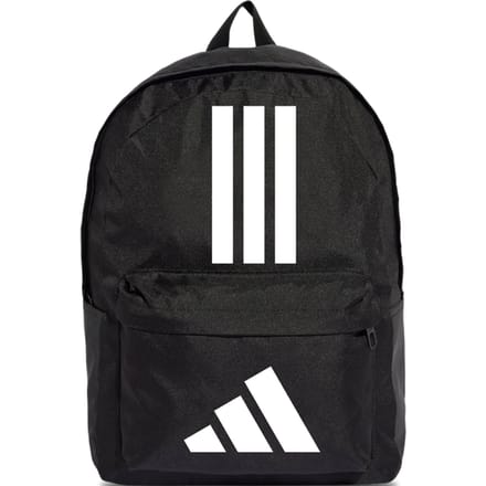 Adidas Sportswear Classic Back-To-School 3-Stripes Rugzak - Unisex - Zwart