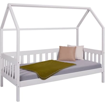 FunkyHouse bed wit gelakt - 90x200cm - massief hout