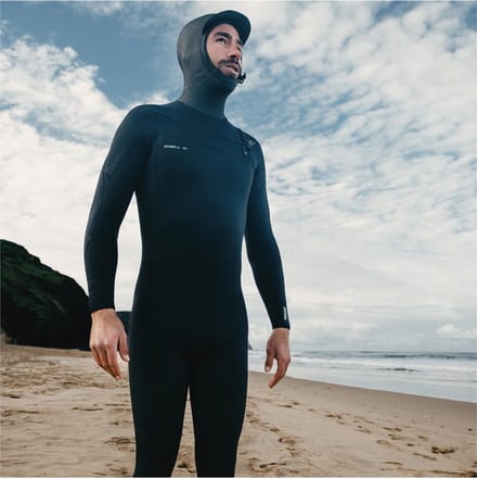 2026 O'Neill Heren Epic 6/4mm Borst Ritssluiting Met Capuchon Wetsuit