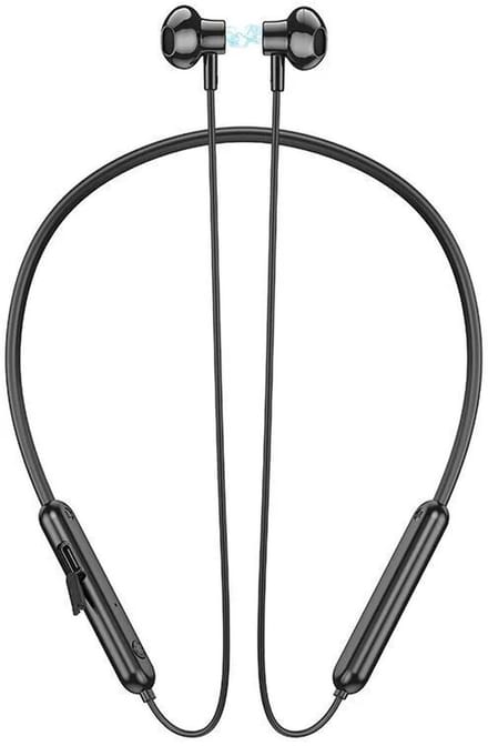 Hoco ES67 Bluetooth Oordopjes met Nekband Ideaal voor Sporten Zwart