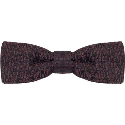 Bordeaux Damask Vlinderdas