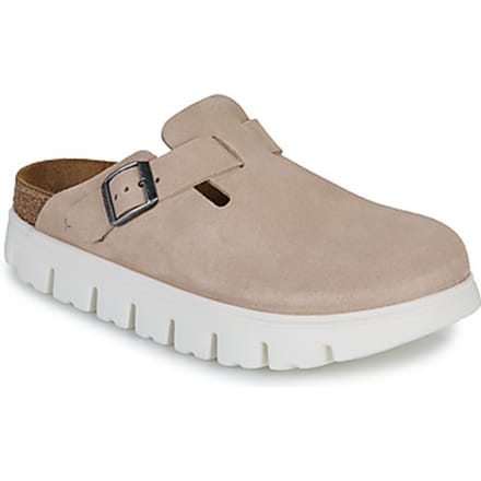 Damesklompen Papillio Boston Chunky Suede Leather