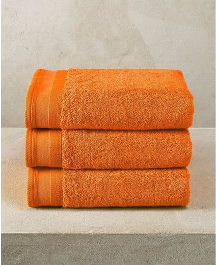 De Witte Lietaer Excellence Papaya Orange Handdoek 50/100