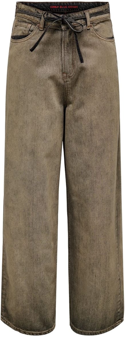 ONLY - ONLBLEECKER MW BAGGY LOOSE RED DNM AZG - Dames - Jeans