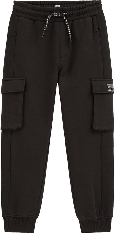 WE Fashion Jongens regular fit joggingbroek met cargozakken