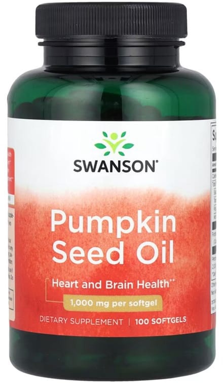 Swanson Health Superfoods Pumpkin Seed Oil - 1000mg - 100 Softgels